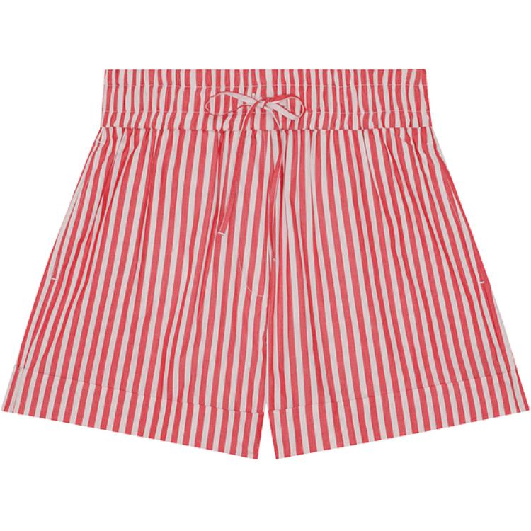 Полосатые шорты GANNI, Барбадосская вишня
Полосатые шорты GANNI, Барбадосская вишня