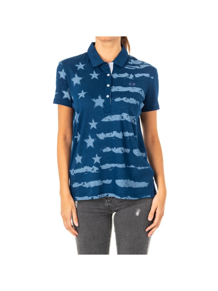 Рубашка-поло синего цвета La Martina
Рубашка-поло синего цвета La Martina