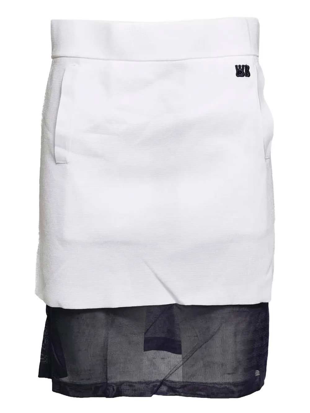 Многослойная юбка мини Wales Bonner, белый
Многослойная юбка мини Wales Bonner, белый