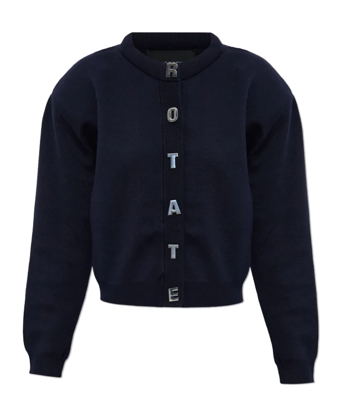 Кардиган с логотипом Rotate Birger Christensen, синий
Кардиган с логотипом Rotate Birger Christensen, синий