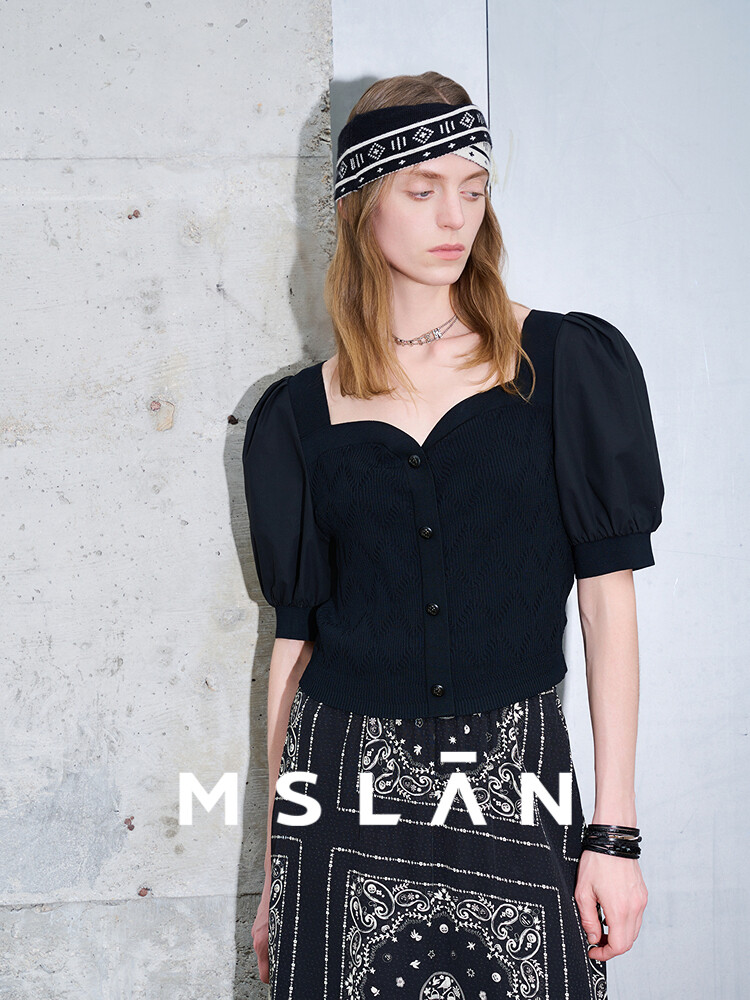 Блузка дышащая Mslan с пышными рукавами, черный
Блузка дышащая Mslan с пышными рукавами, черный