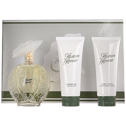 Парфюмерный набор для женщин Aubusson Histoire D'amour 3 Piece Set Eau de Toilette Spray, Body Lotion, Shower Gel
Парфюмерный набор для женщин Aubusson Histoire D'amour 3 Piece Set Eau de Toilette Spray, Body Lotion, Shower Gel