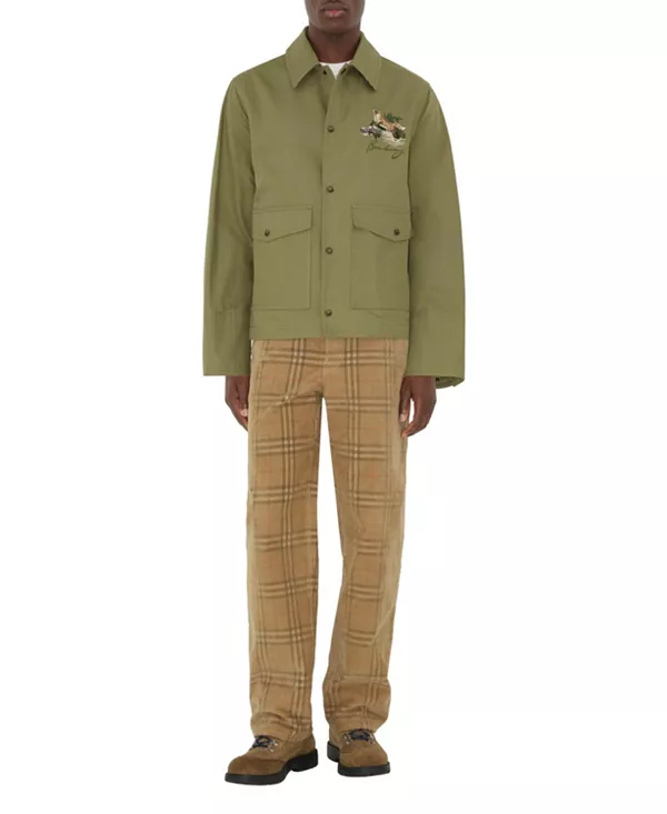 Вельветовая куртка Burberry, зеленый
Вельветовая куртка Burberry, зеленый