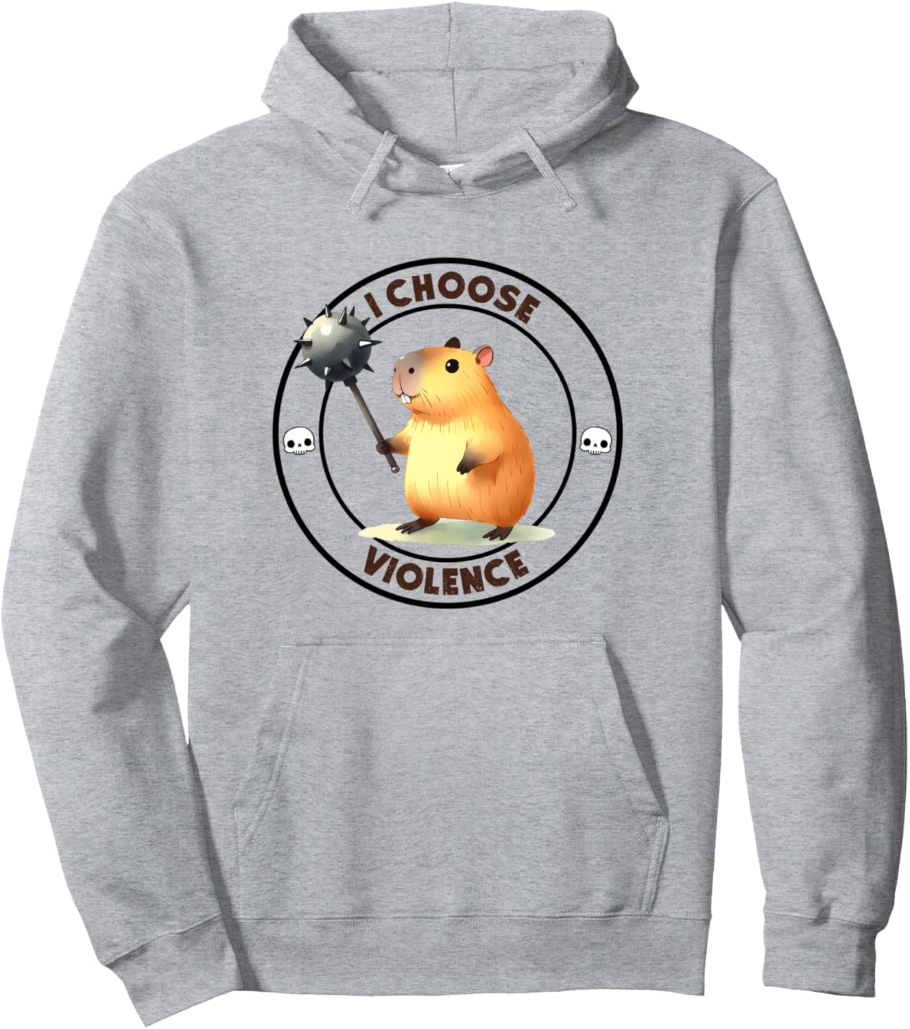 Забавная толстовка с изображением капибары и надписью «Я выбираю насилие» в средневековом стиле для мужчин и женщин Capybara Tees Nyc, серый
Забавная толстовка с изображением капибары и надписью «Я выбираю насилие» в средневековом стиле для мужчин и женщин Capybara Tees Nyc, серый
