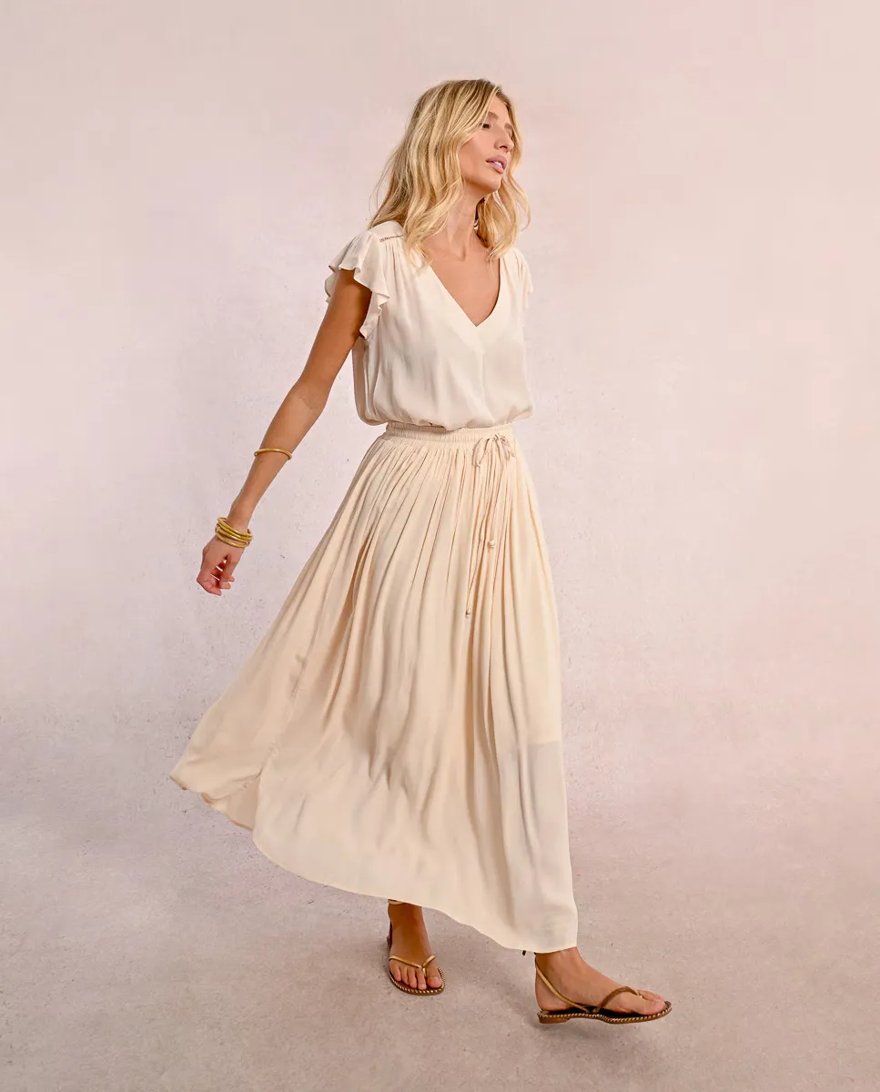 Длинная плиссированная юбка с бантом Molly Bracken, цвет Crudo
Длинная плиссированная юбка с бантом Molly Bracken, цвет Crudo