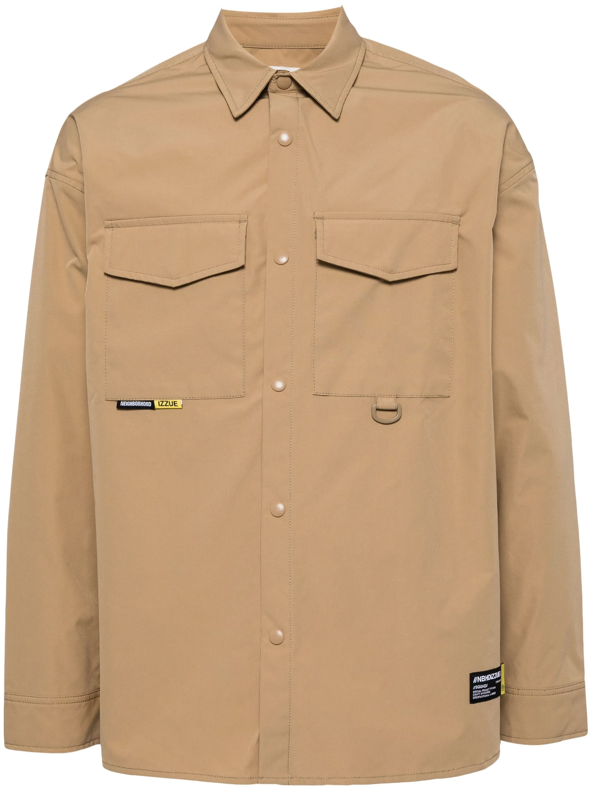 Рубашка с длинными рукавами и нашивкой-логотипом Izzue, коричневый
Рубашка с длинными рукавами и нашивкой-логотипом Izzue, коричневый