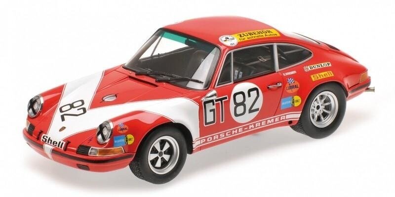 Porsche 911 S Kremer Racing # 82 Победители класса Кремер/Нойхаус ADAC на 1000 км, 1971 г. Minichamps
Porsche 911 S Kremer Racing # 82 Победители класса Кремер/Нойхаус ADAC на 1000 км, 1971 г. Minichamps