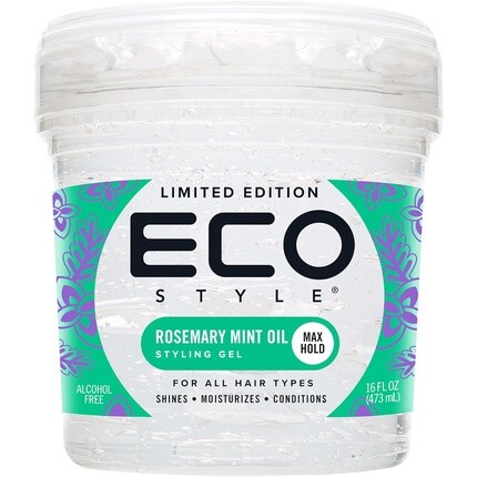 Гель для волос Rosemary Mint Eco Styler, увлажняющий и укладочный, без спирта, 473 мл
Гель для волос Rosemary Mint Eco Styler, увлажняющий и укладочный, без спирта, 473 мл