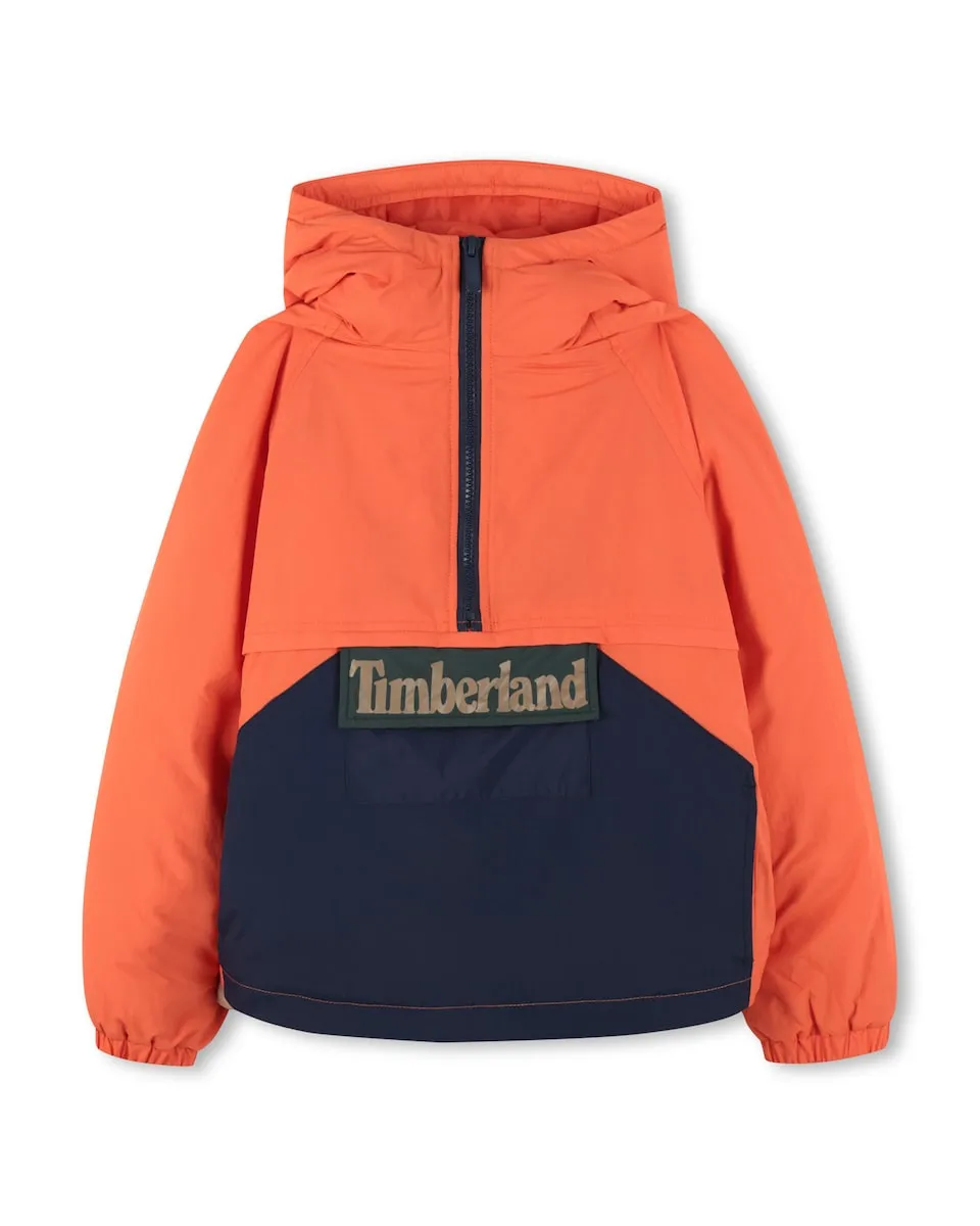 Детская ветровка оранжевого цвета с длинными рукавами Timberland
Детская ветровка оранжевого цвета с длинными рукавами Timberland