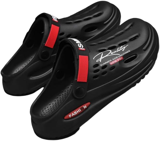 Весной и летом мужчины и женщины словно ходят по воздуху, сандалии с круглым носком, дышащие легкие сабо, предотвращающие чрезмерное обнажение ног на летнем пляже Hhhchpm, черный
Весной и летом мужчины и женщины словно ходят по воздуху, сандалии с круглым носком, дышащие легкие сабо, предотвращающие чрезмерное обнажение ног на летнем пляже Hhhchpm, черный