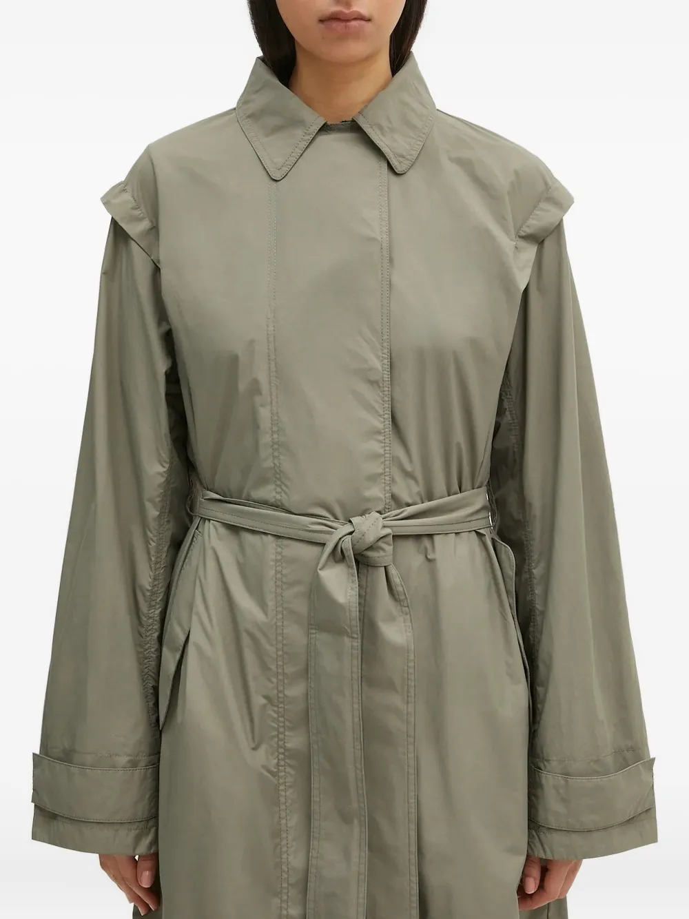 Пальто с накидкой на плечи и поясом SAMSOE SAMSOE, зеленый
Пальто с накидкой на плечи и поясом SAMSOE SAMSOE, зеленый