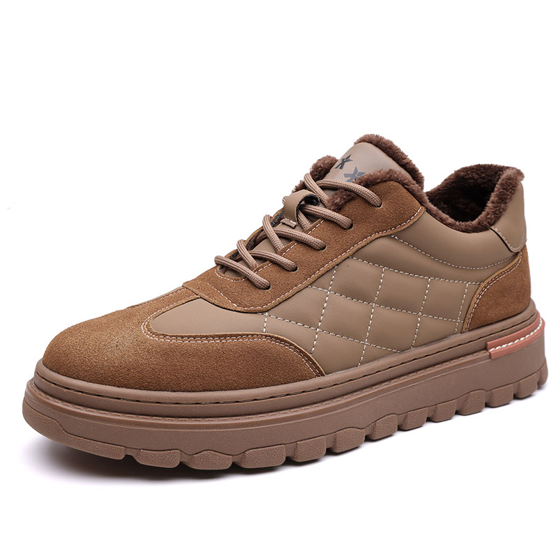 Мужские повседневные кроссовки низкие с противоскользящей подошвой, утепленные и износостойкие Sonno, коричневый
Мужские повседневные кроссовки низкие с противоскользящей подошвой, утепленные и износостойкие Sonno, коричневый