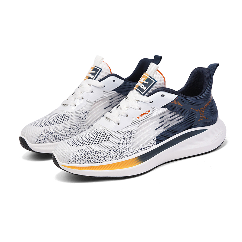 WARRIOR Спортивные повседневные туфли мужские, белые/темно-синие/оранжевые
WARRIOR Спортивные повседневные туфли мужские, белые/темно-синие/оранжевые