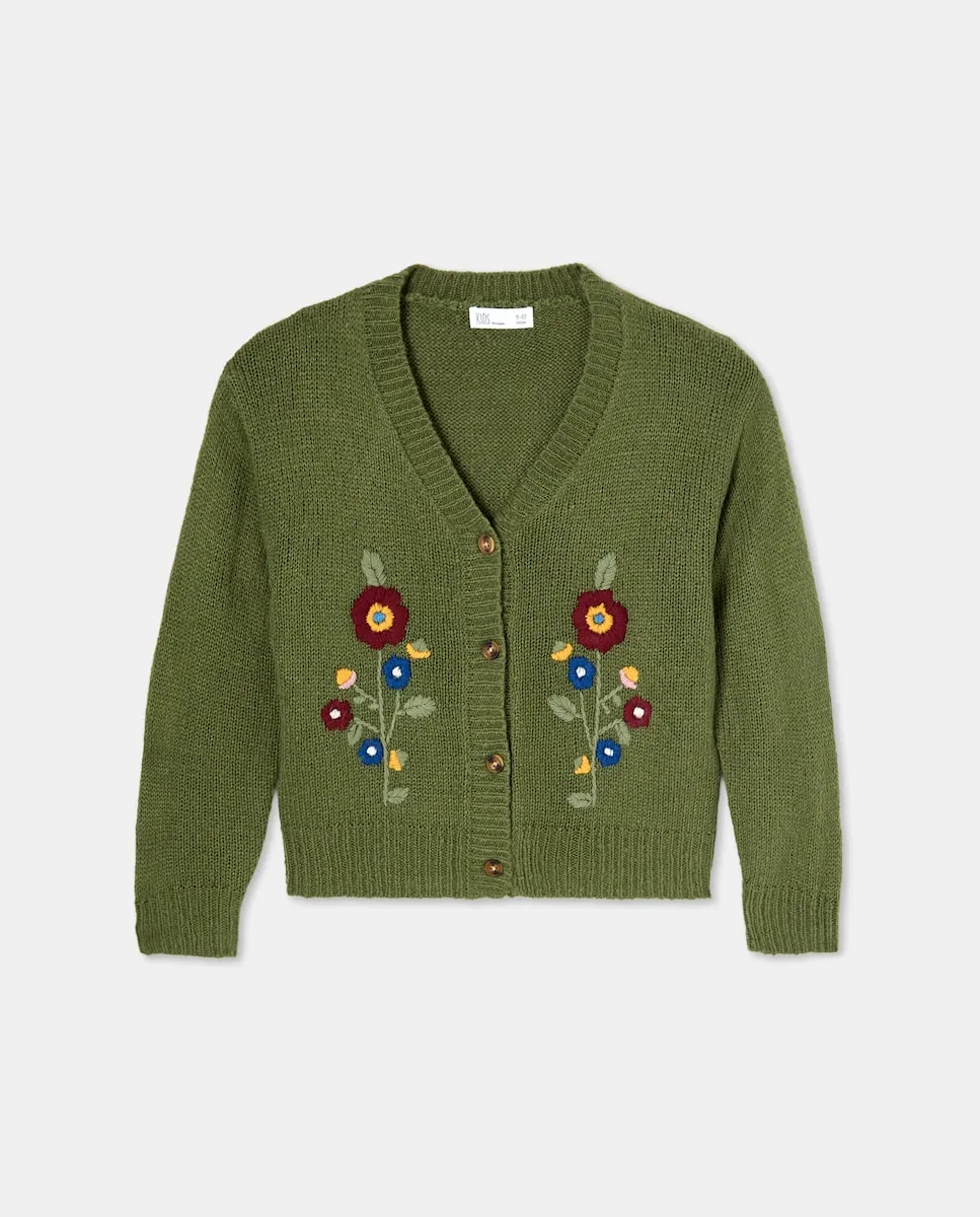 Куртка с прямым воротником и вышивкой спереди для девочки Kids El Corte Inglés, зеленый
Куртка с прямым воротником и вышивкой спереди для девочки Kids El Corte Inglés, зеленый