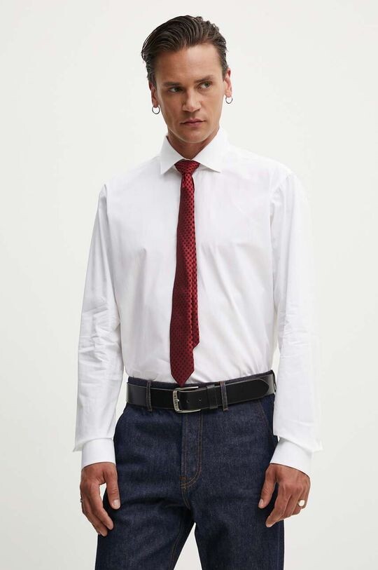 Хлопковая рубашка Hugo, белый
Хлопковая рубашка Hugo, белый