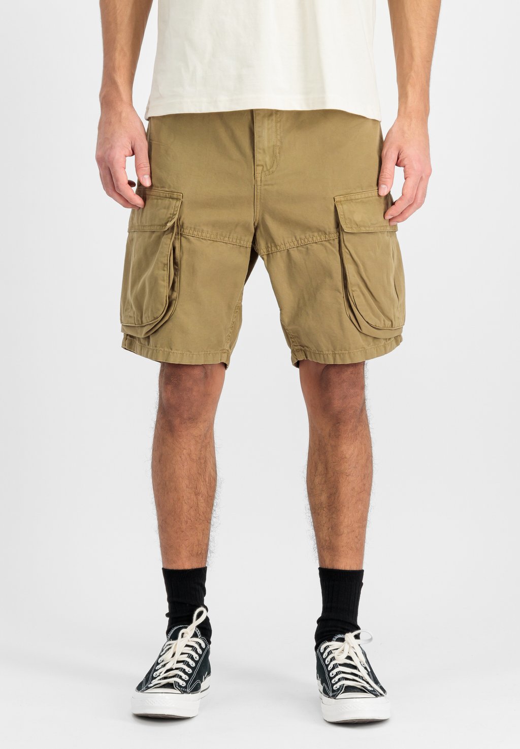 Шорты Alpha Industries, хаки 
Шорты Alpha Industries, хаки