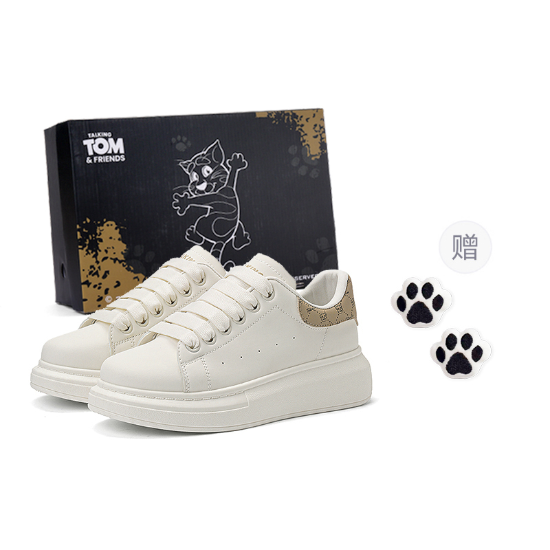 TALKING TOM Антискользящие износостойкие легкие дышащие низкие скейтбордские кеды унисекс экрю с повышенной посадкой (усовершенствованные пряжками)
TALKING TOM Антискользящие износостойкие легкие дышащие низкие скейтбордские кеды унисекс экрю с повышенной посадкой (усовершенствованные пряжками)