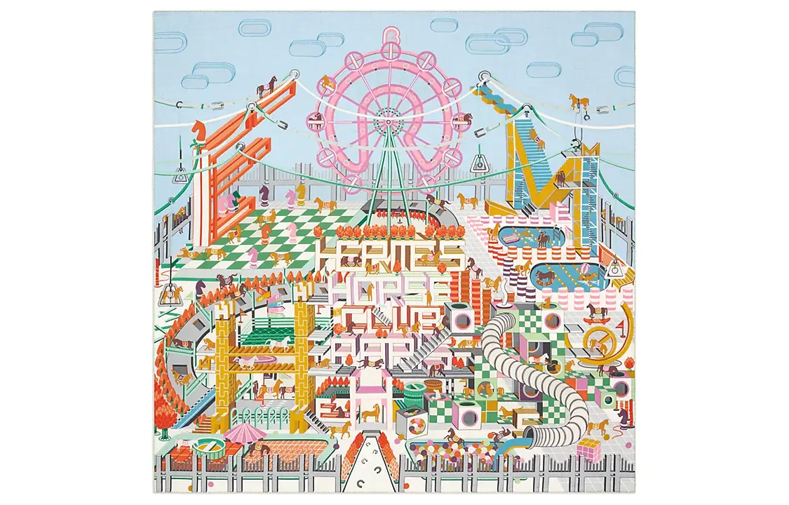 HERMES Шаль женская небесно-голубая, Sky Blue
HERMES Шаль женская небесно-голубая, Sky Blue