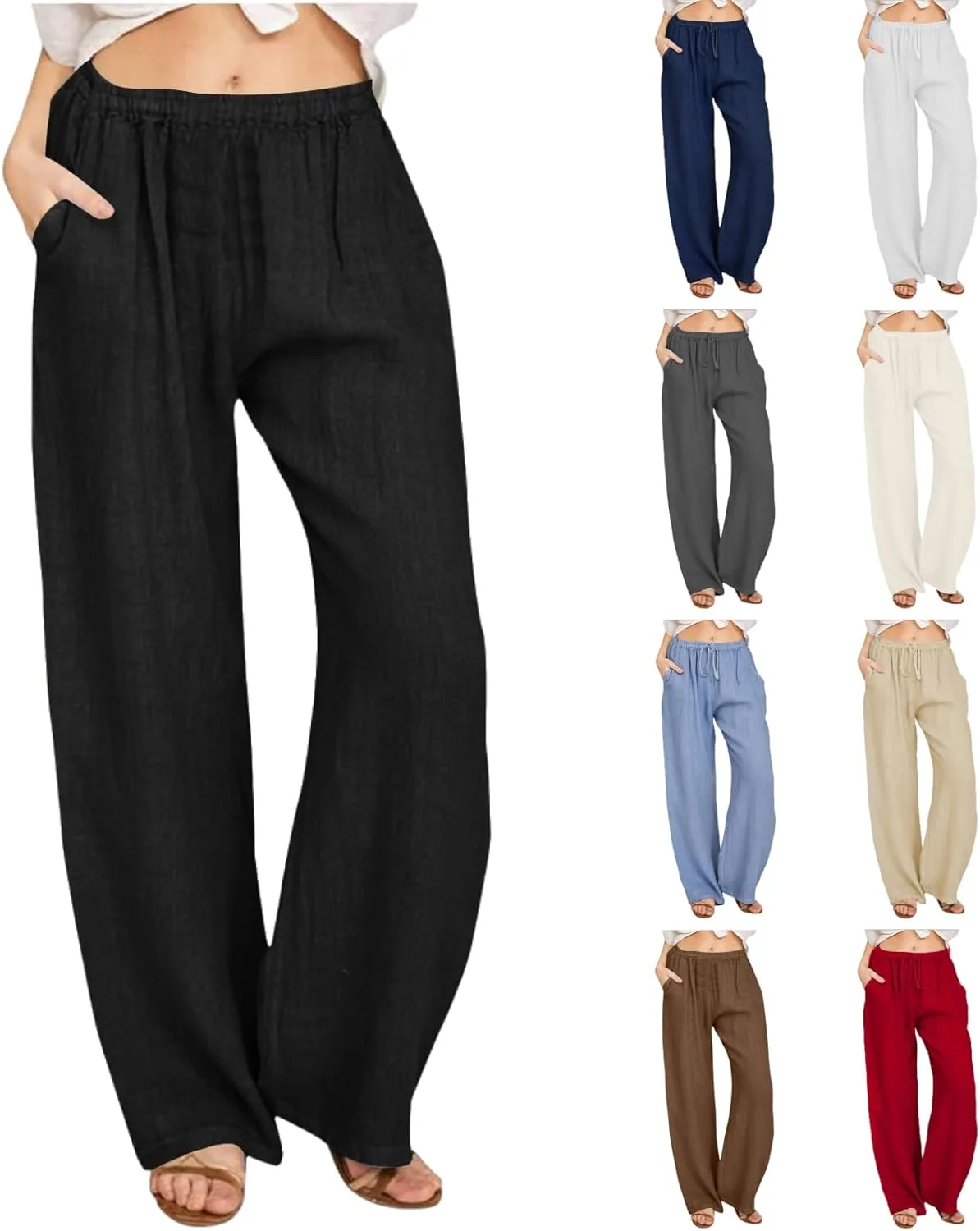 Льняные брюки женские High Waisted
Льняные брюки женские High Waisted