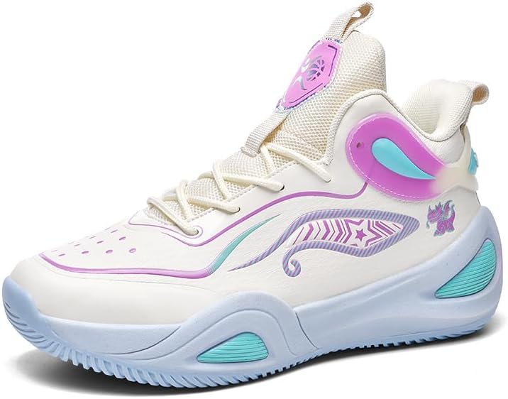 Баскетбольные кроссовки унисекс для женщин и мужчин, высокие, с противоскользящей и износостойкой подошвой, для занятий спортом на открытом воздухе, волейболом, фитнесом и амортизацией Generic, бежевый
Баскетбольные кроссовки унисекс для женщин и мужчин, высокие, с противоскользящей и износостойкой подошвой, для занятий спортом на открытом воздухе, волейболом, фитнесом и амортизацией Generic, бежевый