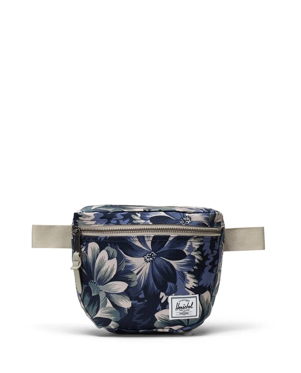 Унисекс переработанная черная поясная сумка 2 л Herschel, синий 
Унисекс переработанная черная поясная сумка 2 л Herschel, синий