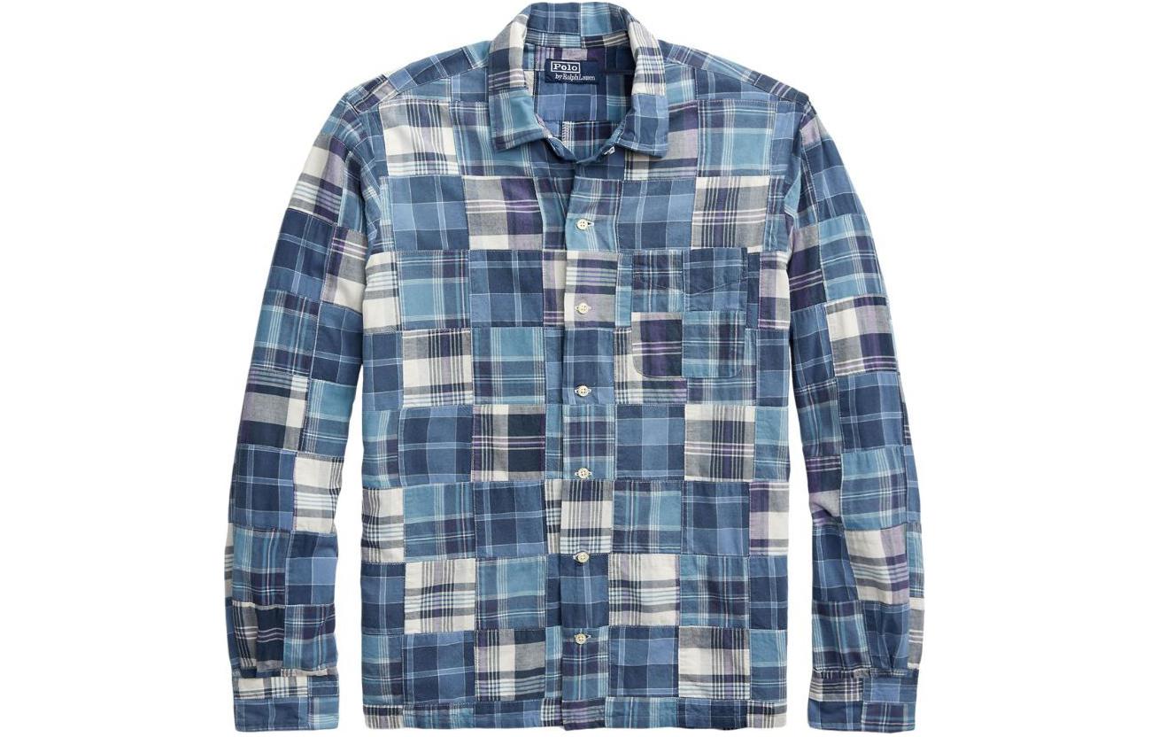 Патчворк рубашка на пуговицах Polo Ralph Lauren, синий
Патчворк рубашка на пуговицах Polo Ralph Lauren, синий