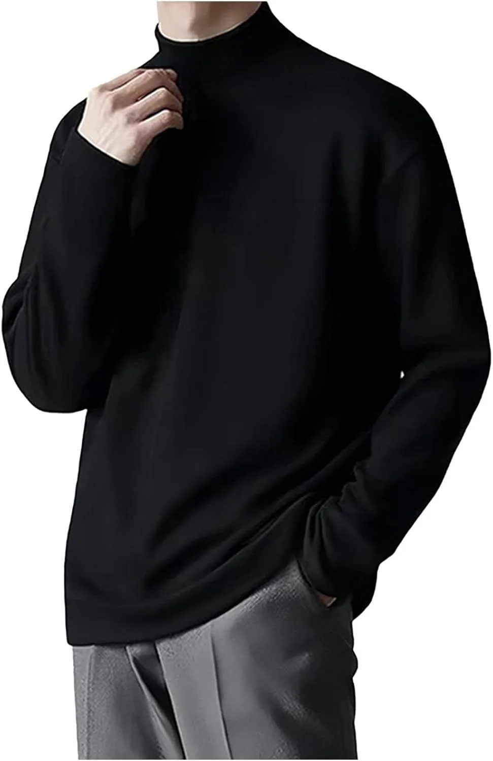 Толстовка Knit Pullover для мужчин, однотонная, длинный рукав
Толстовка Knit Pullover для мужчин, однотонная, длинный рукав