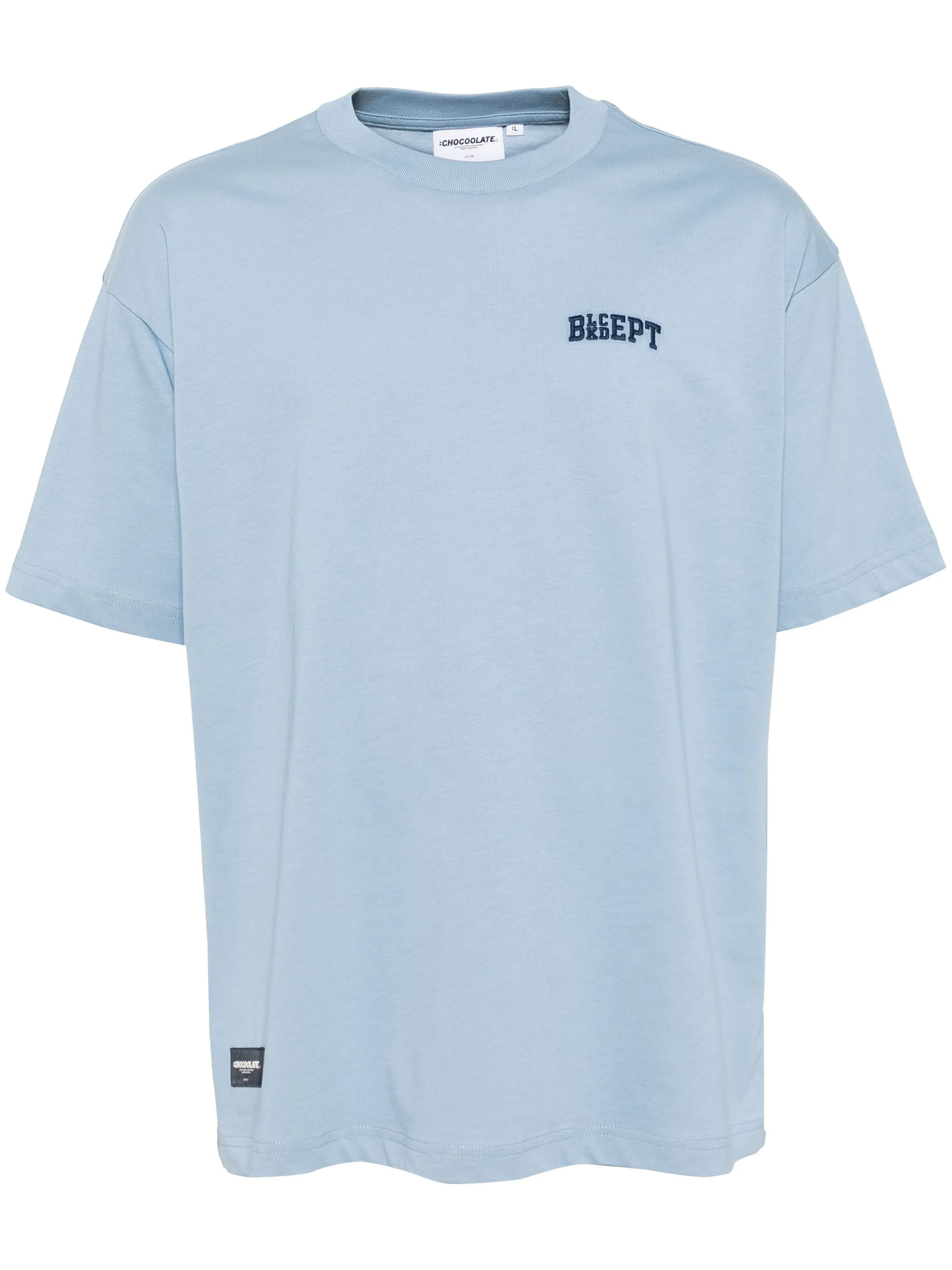 Футболка с вышитым логотипом Chocoolate, синий
Футболка с вышитым логотипом Chocoolate, синий