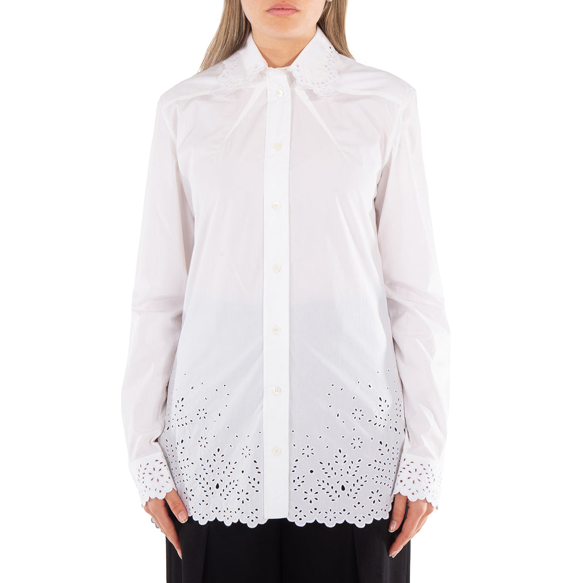 Женская белая блузка Rabanne
Женская белая блузка Rabanne