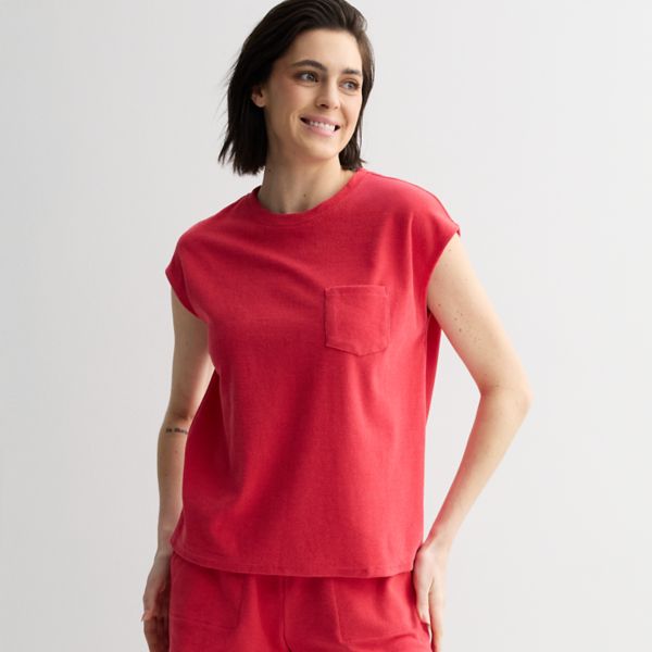 Женская футболка-боксер из махровой ткани Sonoma Goods For Life, цвет hawaii rose
Женская футболка-боксер из махровой ткани Sonoma Goods For Life, цвет hawaii rose