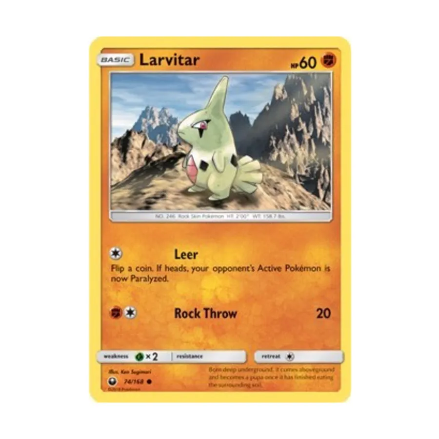 CCG Ларвитар (С) #74, Pokemon - SM - Celestial Storm - Singles
CCG Ларвитар (С) #74, Pokemon - SM - Celestial Storm - Singles