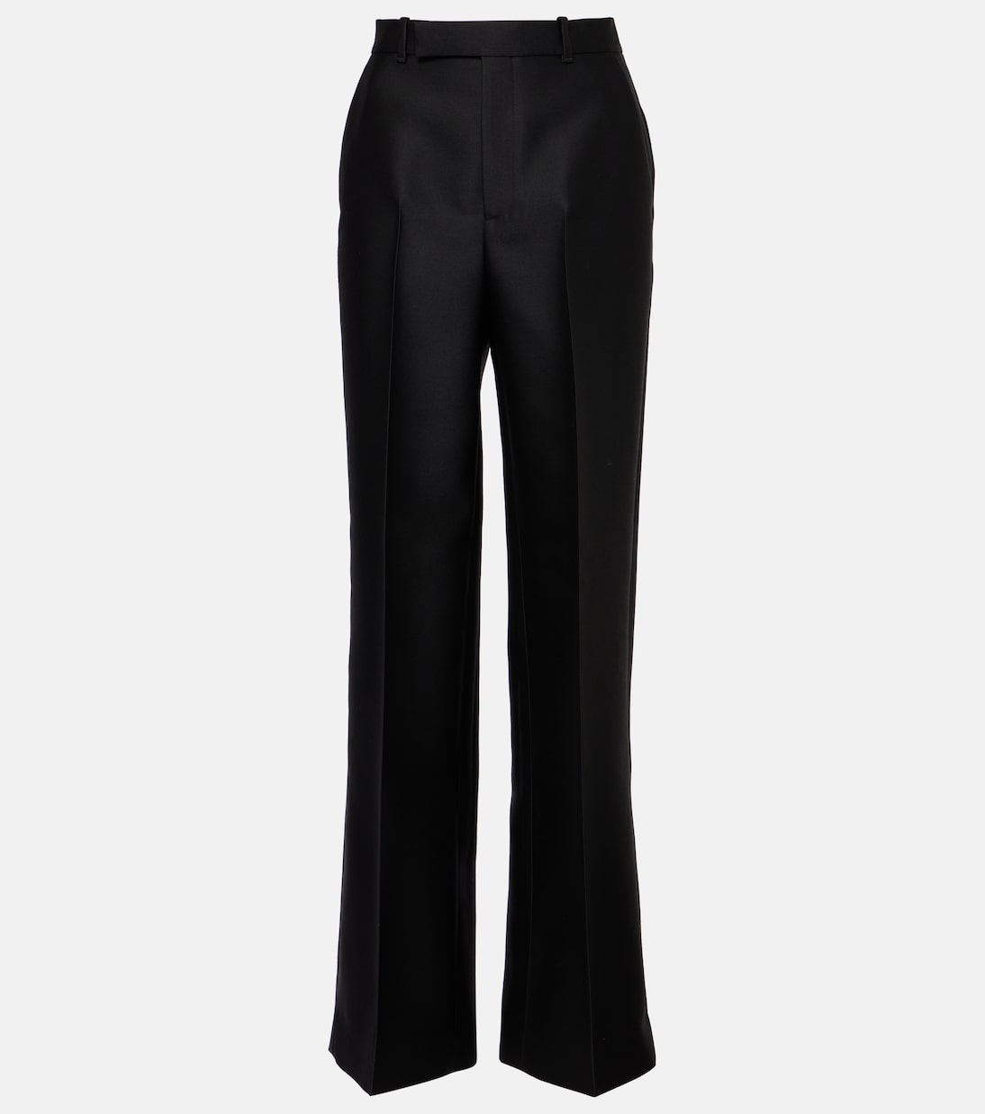 Прямые брюки из шерстяного и шелкового габардина Gucci, черный
Прямые брюки из шерстяного и шелкового габардина Gucci, черный