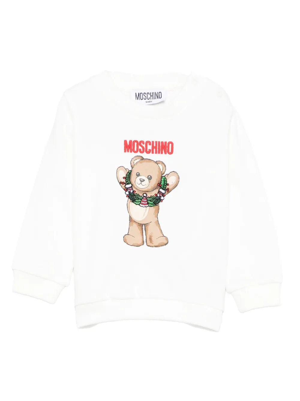 Толстовка с принтом Moschino Kids, белый
Толстовка с принтом Moschino Kids, белый