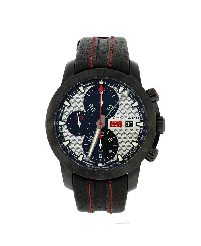 Мужские часы Mille Miglia Zagato Chronograph Automatic с хронографом, корпус из нержавеющей стали с PVD-покрытием, кожаный ремешок, 42 мм Pre-Owned Chopard, серый
Мужские часы Mille Miglia Zagato Chronograph Automatic с хронографом, корпус из нержавеющей стали с PVD-покрытием, кожаный ремешок, 42 мм Pre-Owned Chopard, серый