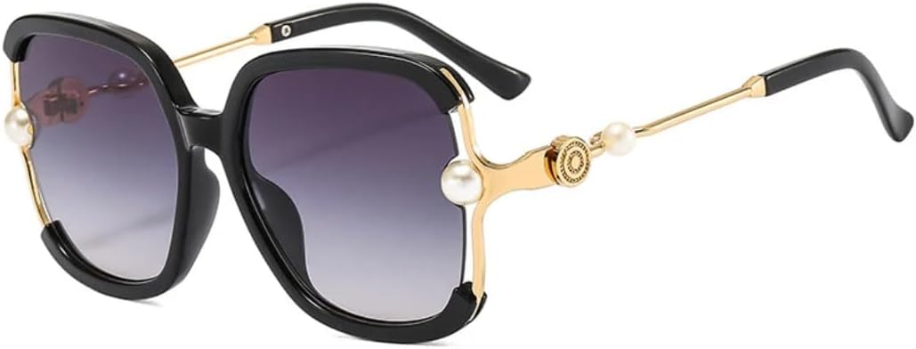 Роскошные солнцезащитные очки в крупной оправе для женщин, модные винтажные, для путешествий, с жемчужным блеском, увеличенного размера, женские очки HHZZYVY, Black Gray
Роскошные солнцезащитные очки в крупной оправе для женщин, модные винтажные, для путешествий, с жемчужным блеском, увеличенного размера, женские очки HHZZYVY, Black Gray