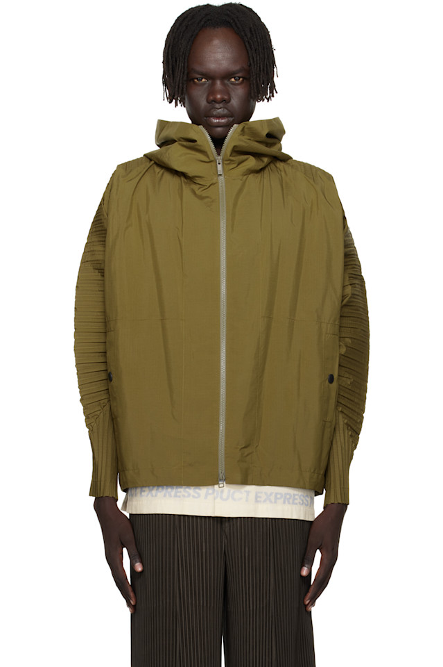 Куртка «Каскад» Homme Plissé Issey Miyake, хаки
Куртка «Каскад» Homme Plissé Issey Miyake, хаки