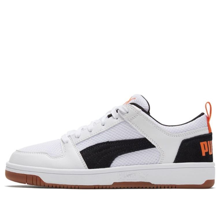 Кеды PUMA Rebound Layup Lo 'White Black', черный 
Кеды PUMA Rebound Layup Lo 'White Black', черный