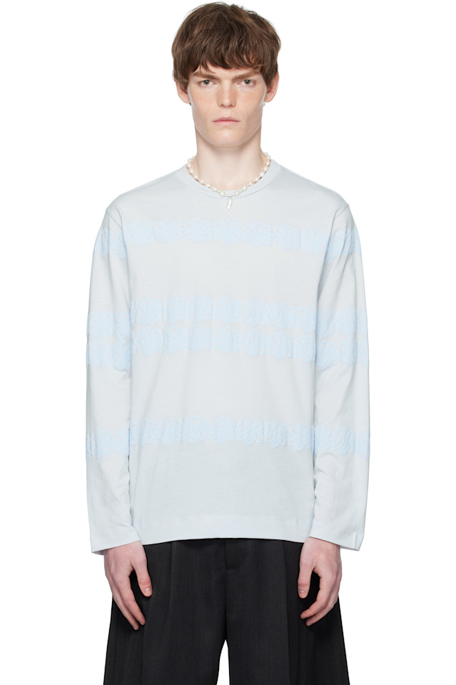 Футболка с длинным рукавом и принтом в виде гирлянды из лент и ромашек Simone Rocha, мультиколор
Футболка с длинным рукавом и принтом в виде гирлянды из лент и ромашек Simone Rocha, мультиколор