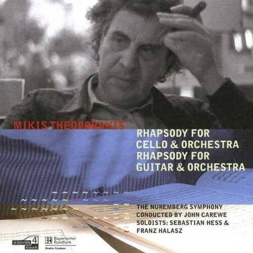 CD диск Theodorakis / Halasz / Hess / Carewe: Rhapsodies for Cello & Guitar
CD диск Theodorakis / Halasz / Hess / Carewe: Rhapsodies for Cello & Guitar