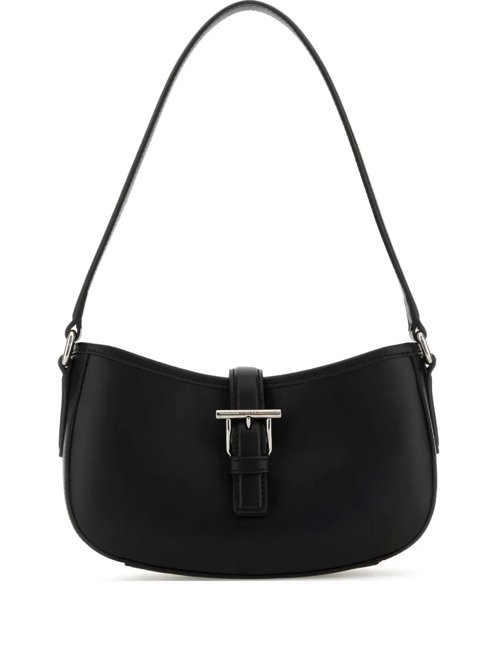 Мини-сумка через плечо из телячьей кожи с застежкой-пряжкой T-Bar Alexander McQueen, черный
Мини-сумка через плечо из телячьей кожи с застежкой-пряжкой T-Bar Alexander McQueen, черный