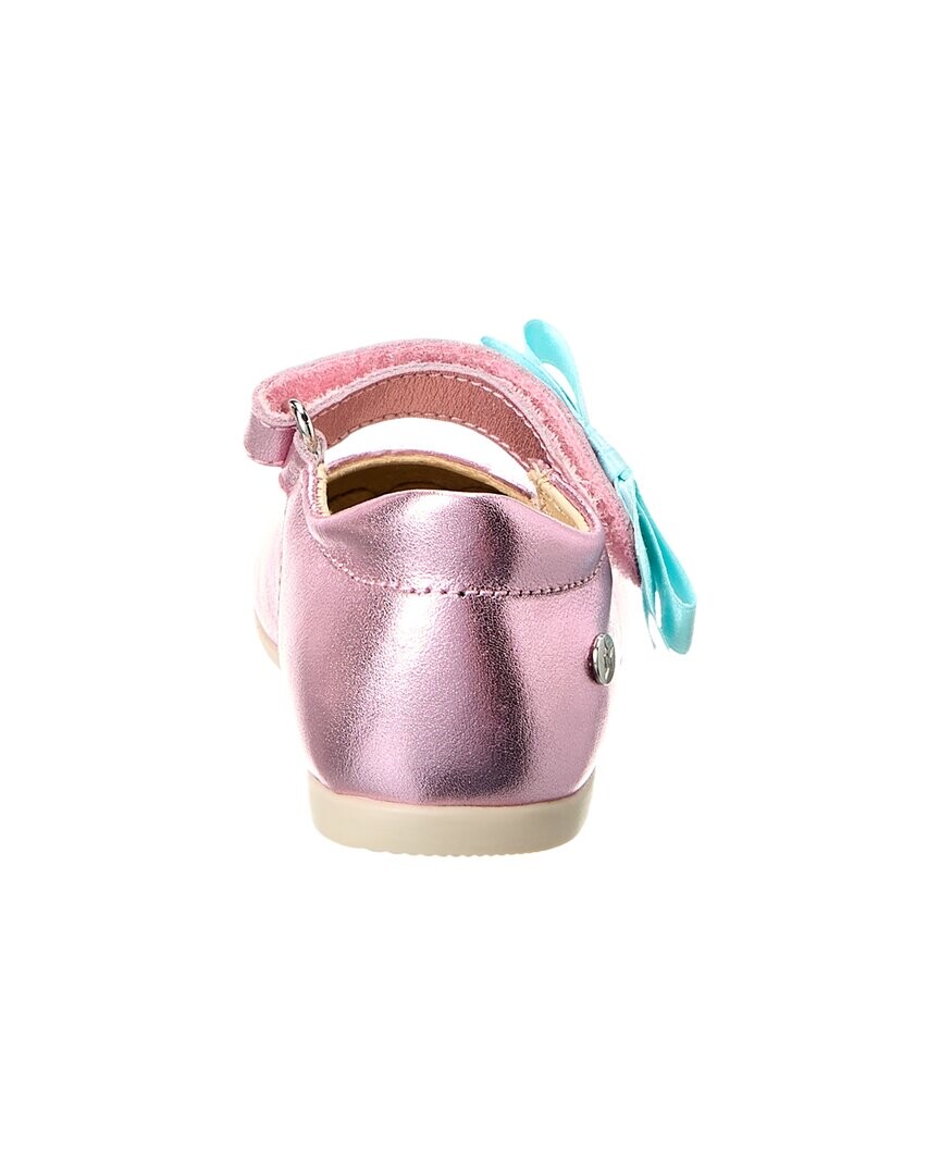 Кожаные балетки Naturino Clarinta с эффектом металлик, розовый
Кожаные балетки Naturino Clarinta с эффектом металлик, розовый