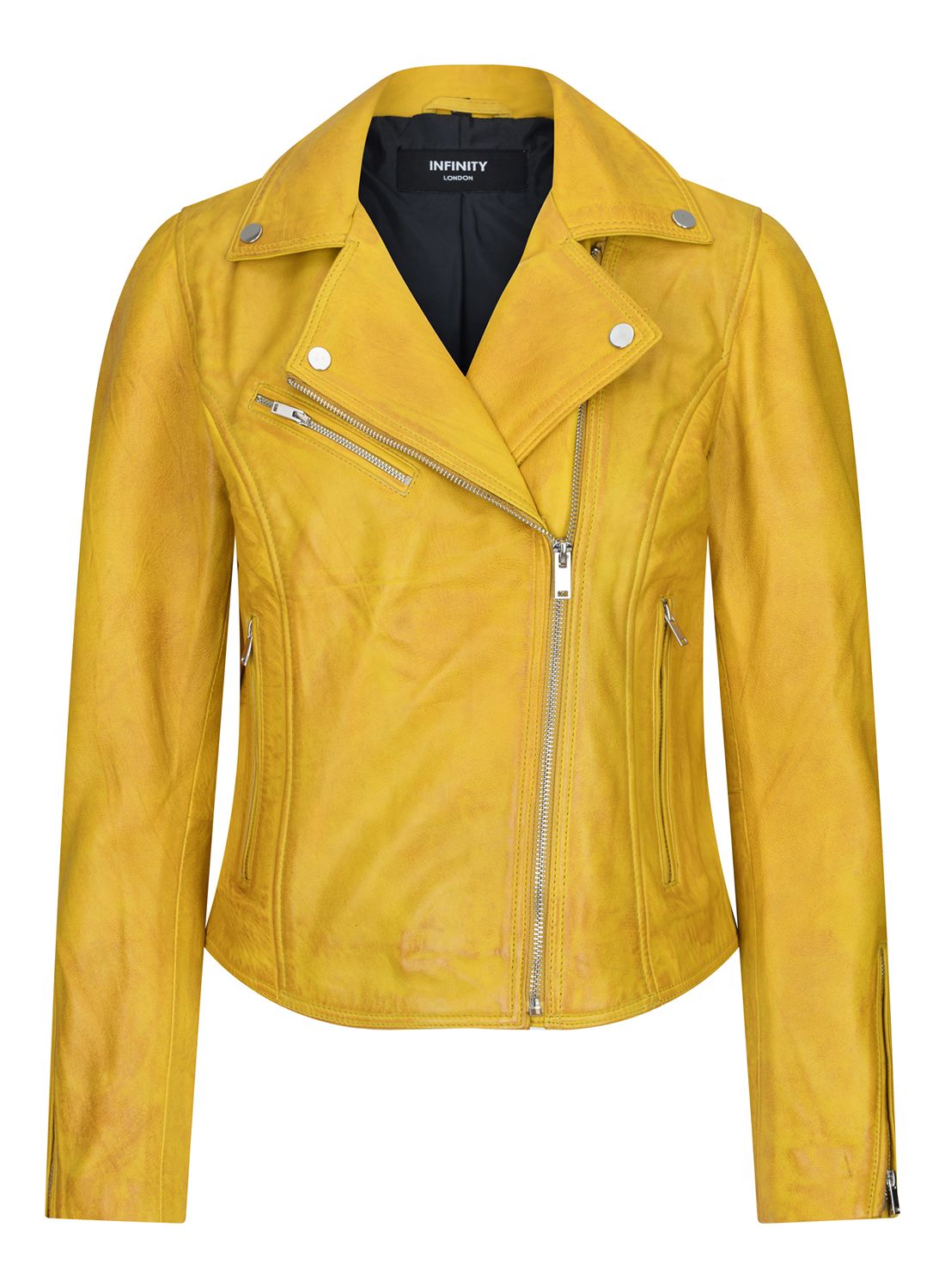 Кожаная байкерская куртка TruClothing, желтый
Кожаная байкерская куртка TruClothing, желтый