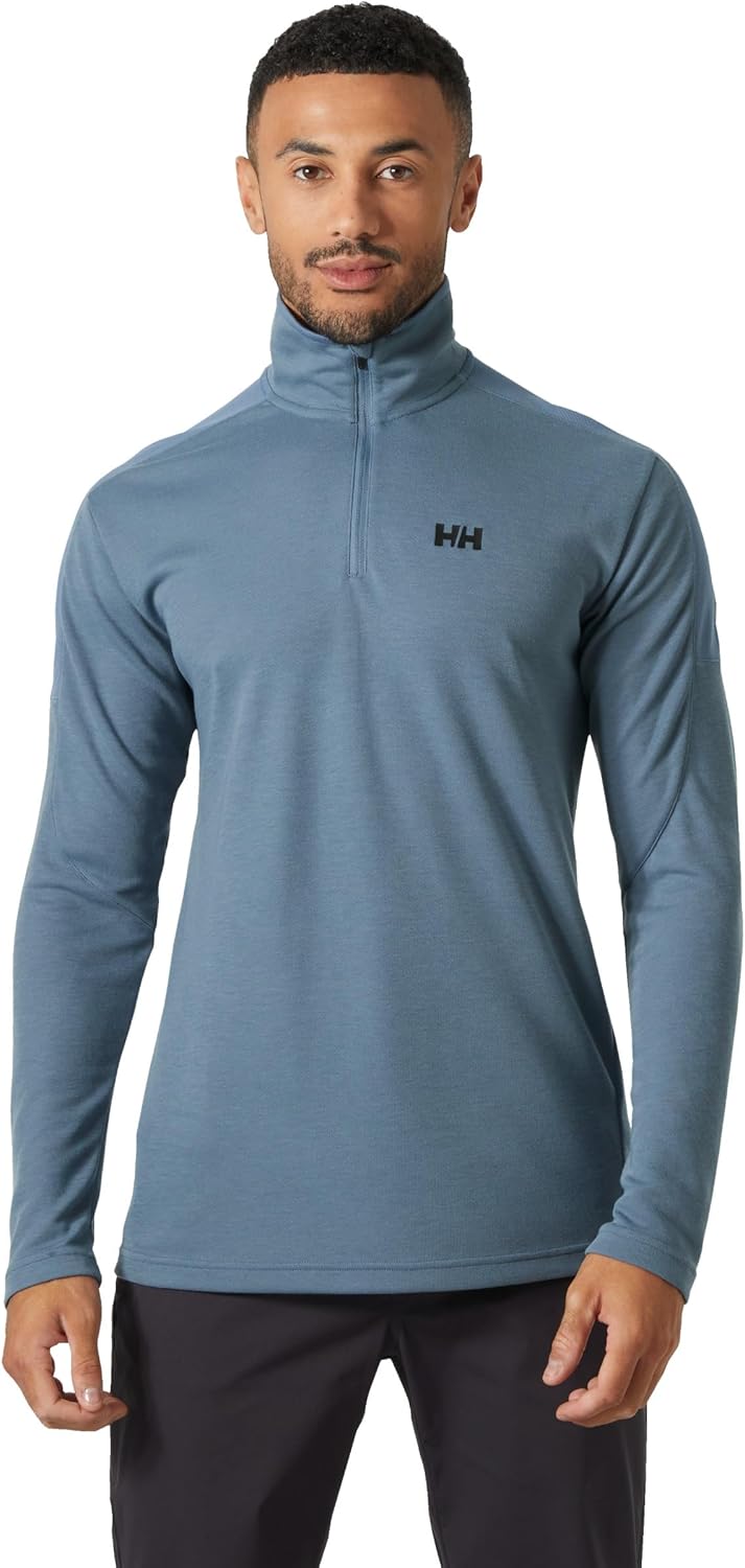 Helly-Hansen Verglas Half-Zip Midlayer мужская спортивная кофта - идеальна для активного отдыха, отводит влагу и легкая Helly Hansen, 601 Washed Navy
Helly-Hansen Verglas Half-Zip Midlayer мужская спортивная кофта - идеальна для активного отдыха, отводит влагу и легкая Helly Hansen, 601 Washed Navy