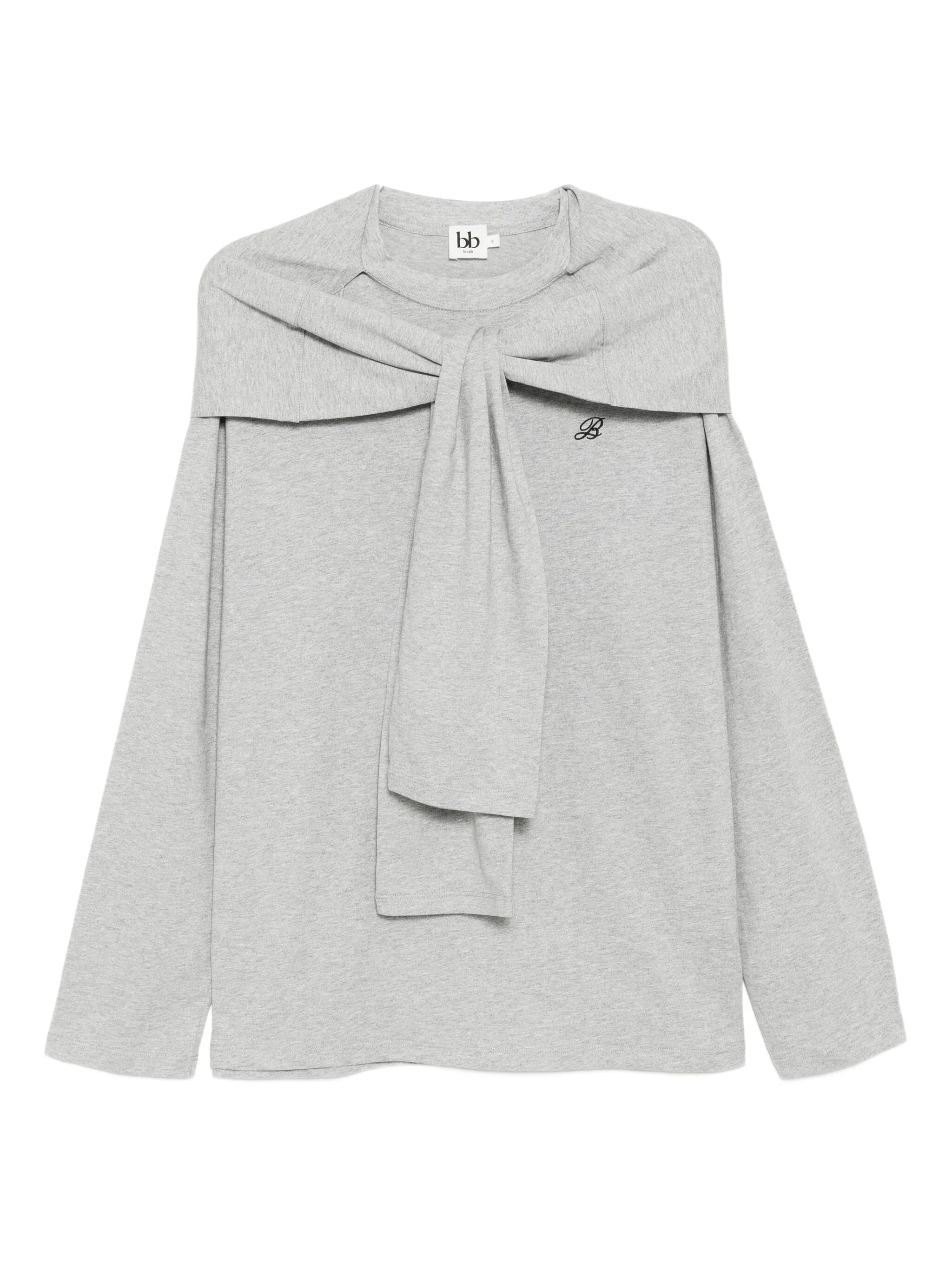 Топ с вышитым логотипом B+Ab, серый
Топ с вышитым логотипом B+Ab, серый