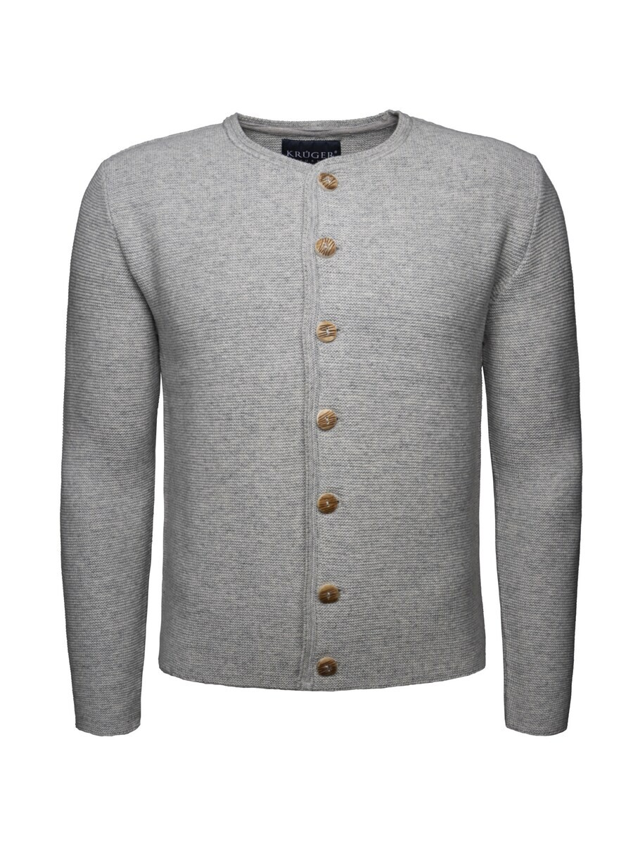 Кардиган Krüger Buam Knit Cardigan, светло-серый 
Кардиган Krüger Buam Knit Cardigan, светло-серый