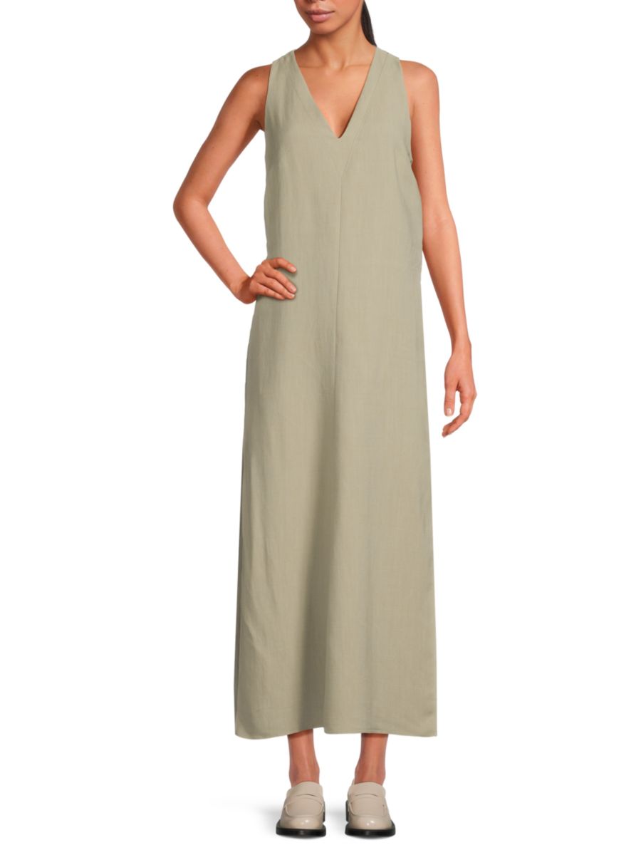 Макси-платье без рукавов Brunello Cucinelli, цвет Ash Green
Макси-платье без рукавов Brunello Cucinelli, цвет Ash Green