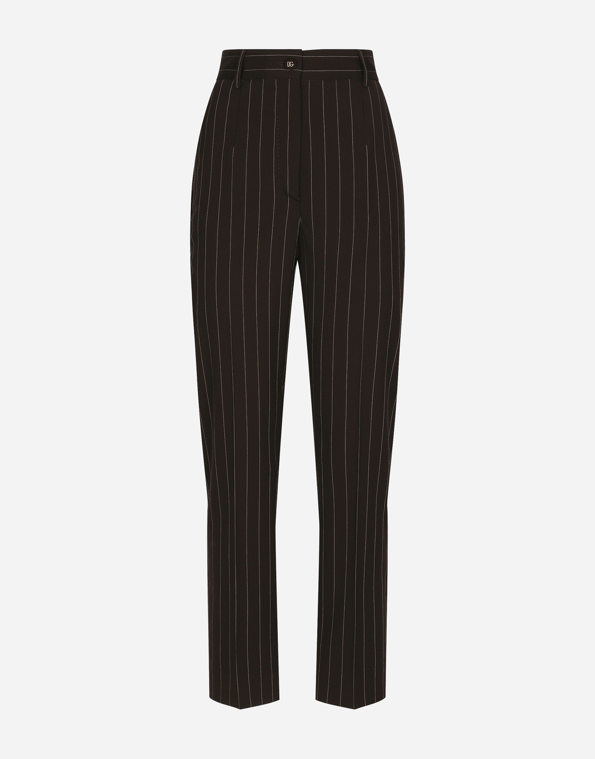 Шерстяные брюки в полоску с завышенной талией Dolce & Gabbana, мультиколор
Шерстяные брюки в полоску с завышенной талией Dolce & Gabbana, мультиколор