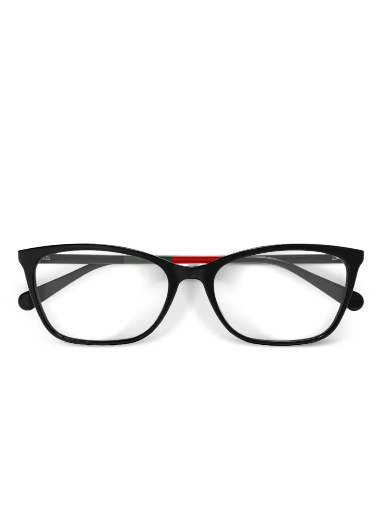 Gucci Eyewear очки в прямоугольной оправе, черный