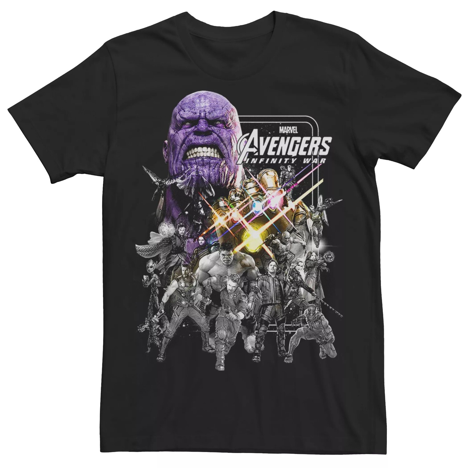Мужская футболка с рисунком карандаша Marvel Avengers Infinity War Licensed Character
Мужская футболка с рисунком карандаша Marvel Avengers Infinity War Licensed Character