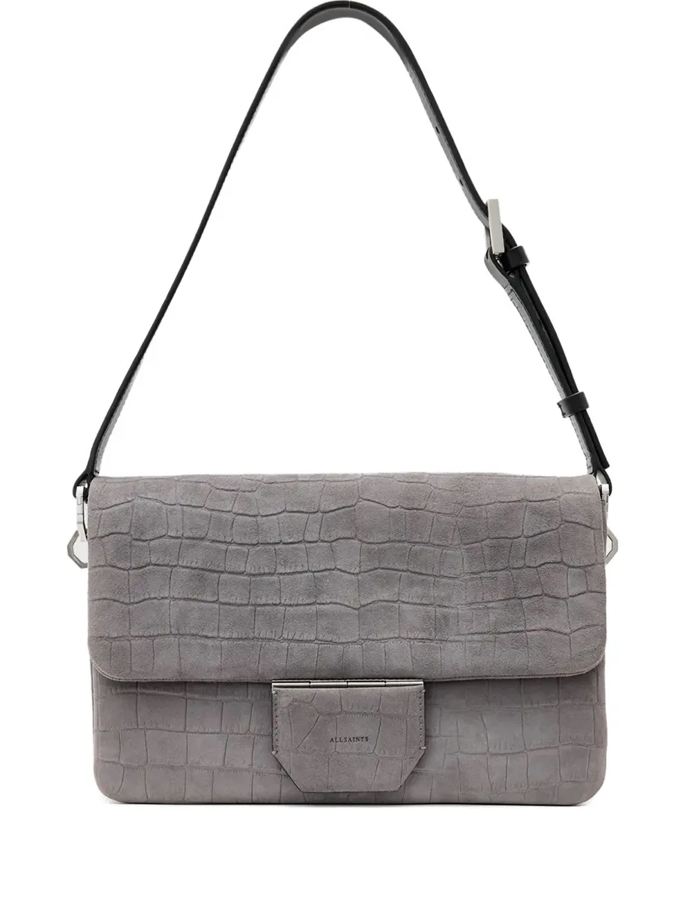 Сумка с тиснением под крокодила AllSaints, синий
Сумка с тиснением под крокодила AllSaints, синий